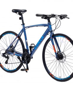 24 Speed Hybrid Bike, Blue