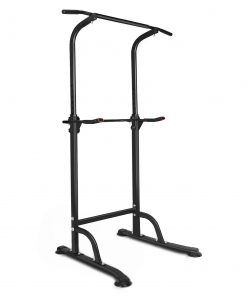 Power Tower Workout Dip Station Pull Up Bar