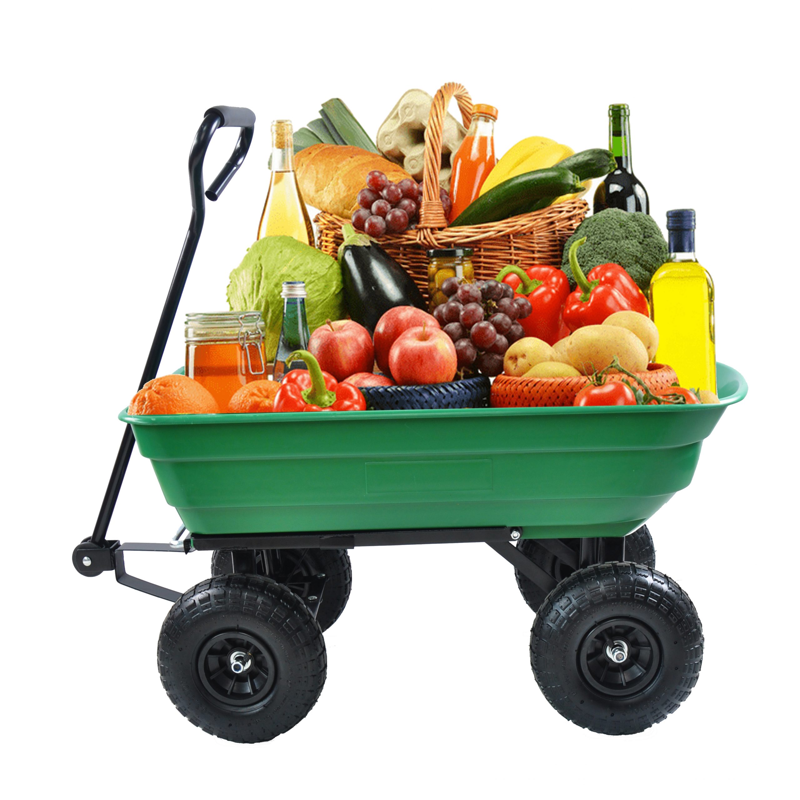 Poly Garden Dump Truck With Steel Frame, 10 Inches