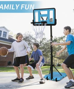 Outdoor Height Adjustable 7.5 to 10ft Basketball Hoop