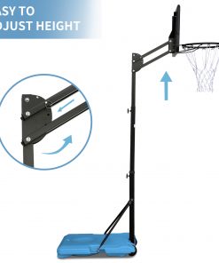 Outdoor Height Adjustable 7.5 to 10ft Basketball Hoop