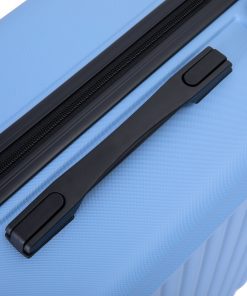 ABS Lightweight Suitcase with Two Hooks, Spinner Wheels, TSA Lock