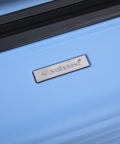 ABS Lightweight Suitcase with Two Hooks, Spinner Wheels, TSA Lock