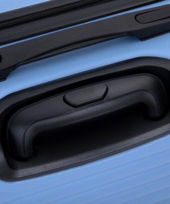 ABS Lightweight Suitcase with Two Hooks, Spinner Wheels, TSA Lock