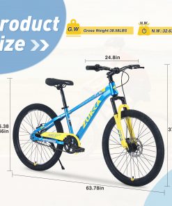 Zukka 24 Inch Mountain Bike For Boys And Girls