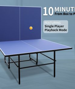 9ft Mid-Size Table Tennis Table