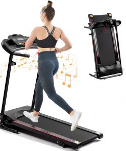 2.5HP 12KM/H Folding Treadmill With Incline