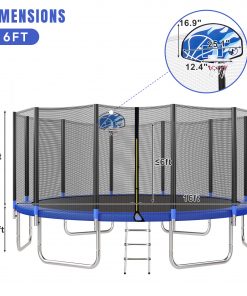 16FT Trampoline for Kids