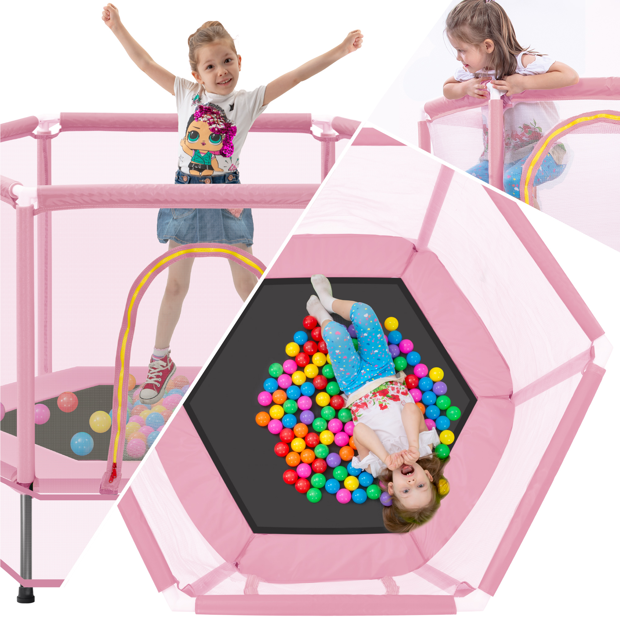 55'' Mini Trampoline for Kids
