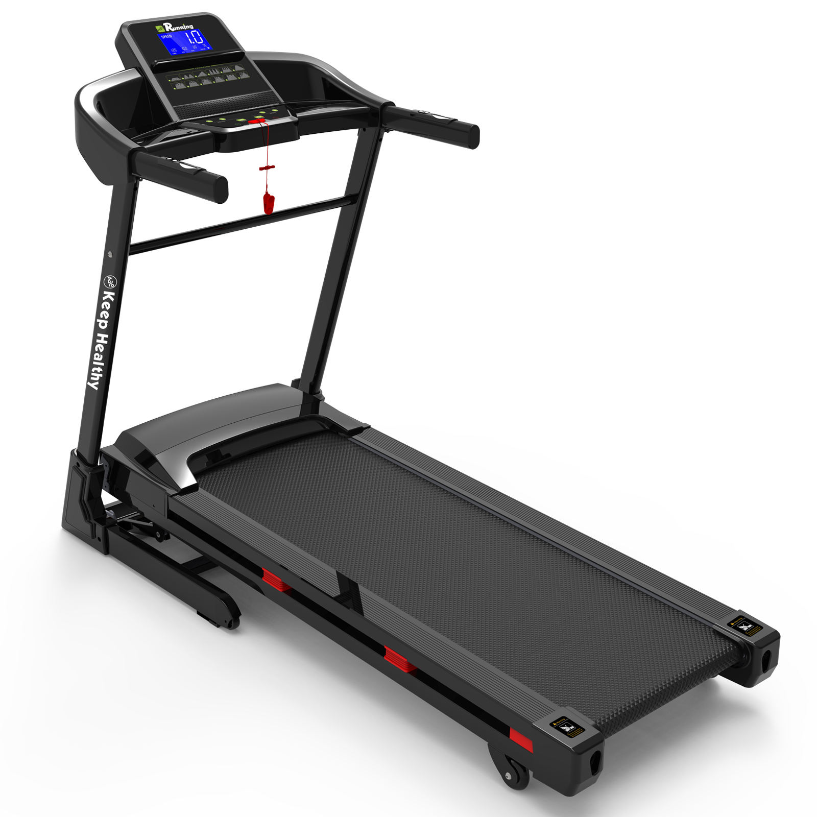 Electric Treadmill with Automatic Incline