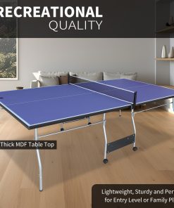 8FT Mid-size Table Tennis Table