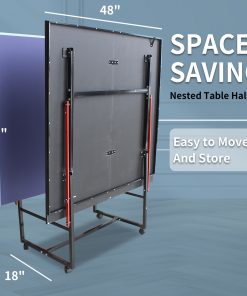 8FT Foldable & Portable Mid-Size Table Tennis Table