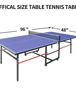 8FT Foldable & Portable Mid-Size Table Tennis Table