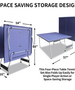 8FT Mid-size Table Tennis Table