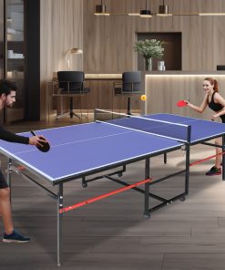 8FT Foldable & Portable Mid-Size Table Tennis Table