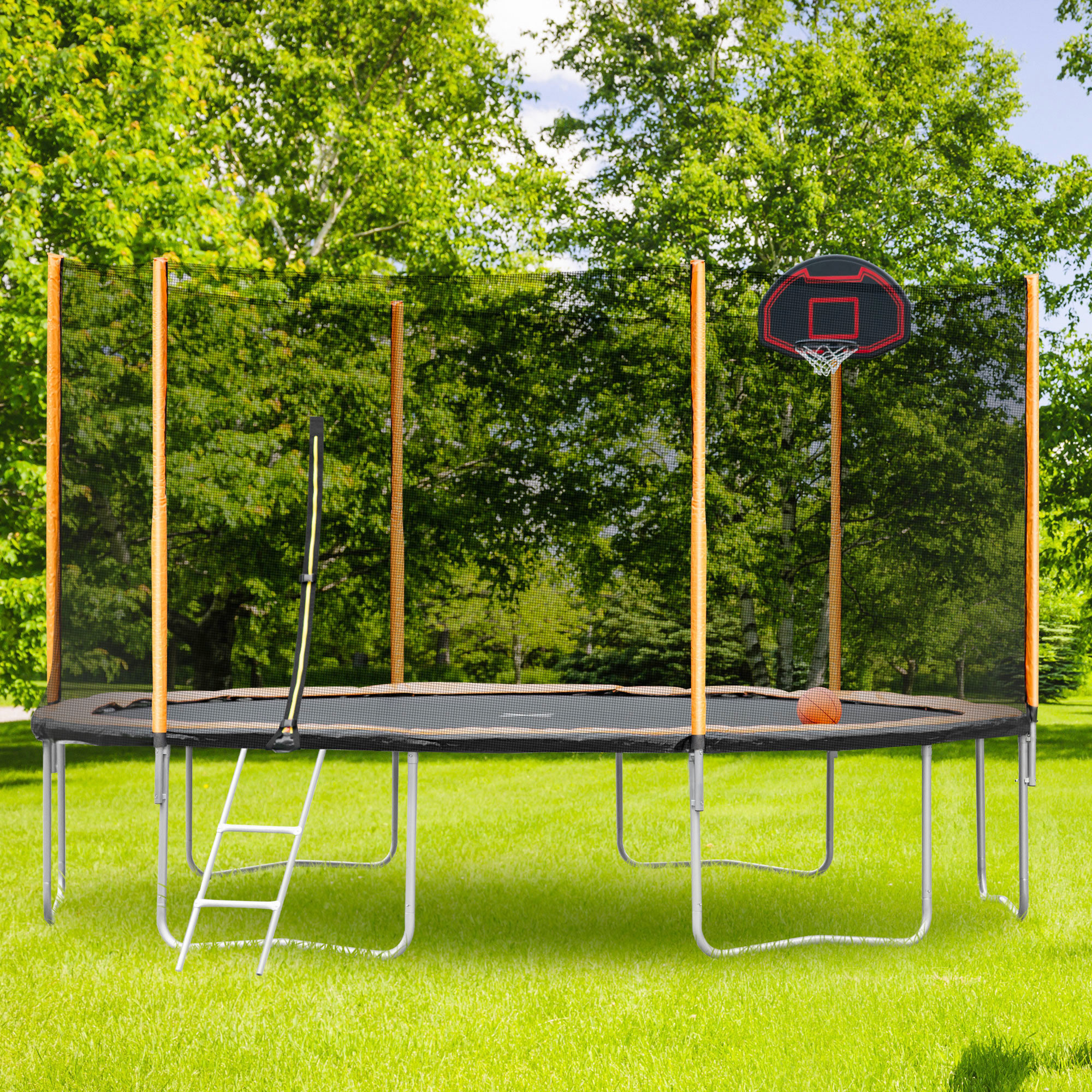 14FT Powder-coated Advanced Trampoline