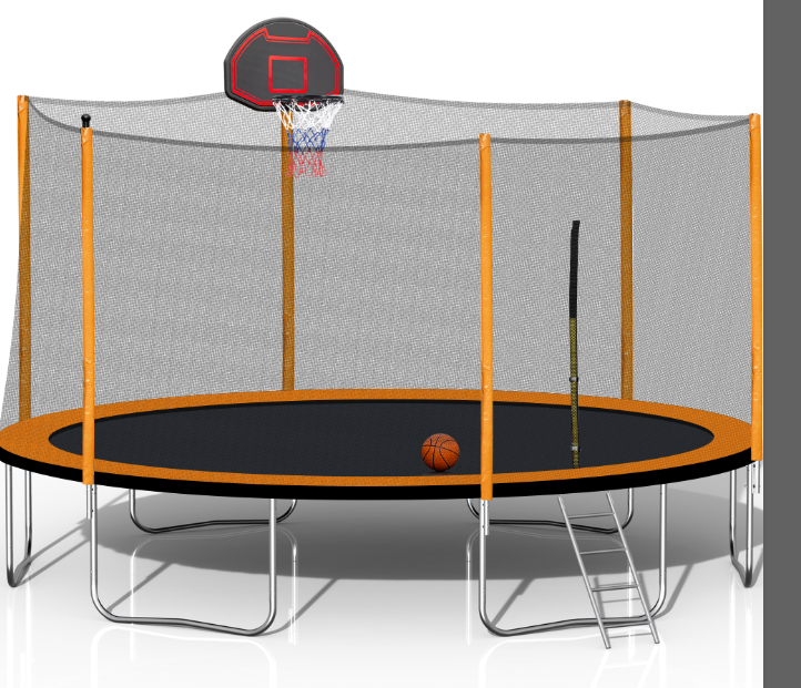 14FT Powder-coated Advanced Trampoline