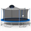 16FT Trampoline for Adults & Kids with Basketball Hoop
