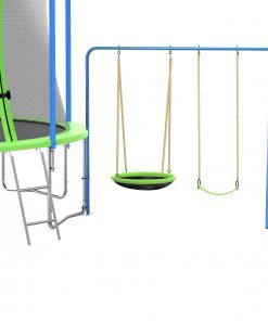 12FT Trampoline With Slide And Swings