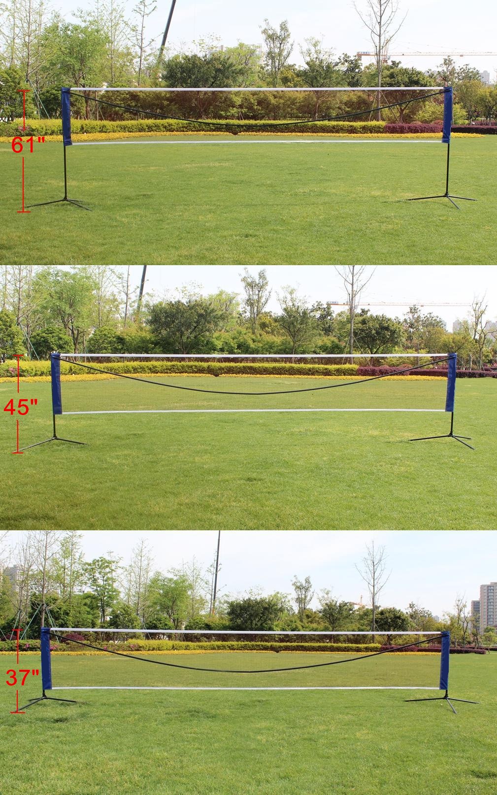 Portable Large Volleyball Badminton Tennis Net