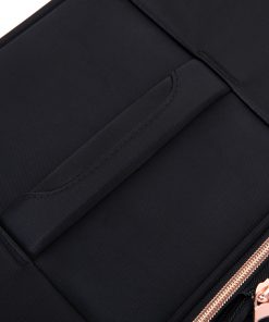 4-Piece Softshell Suitcase with Spinner Wheels