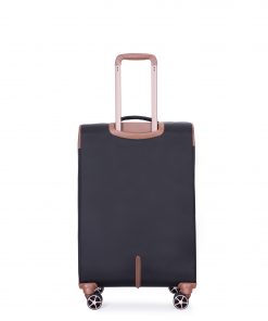4-Piece Softshell Suitcase with Spinner Wheels