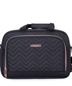 4-Piece Softshell Suitcase with Spinner Wheels