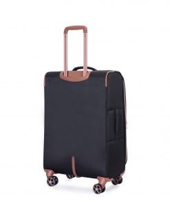 4-Piece Softshell Suitcase with Spinner Wheels