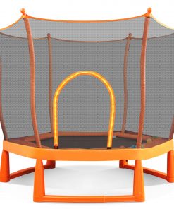 6FT Trampoline with Safety Enclosure Net and Ocean Balls