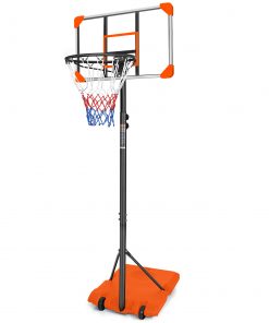 Portable Basketball Goal System With Stable Base And Wheels