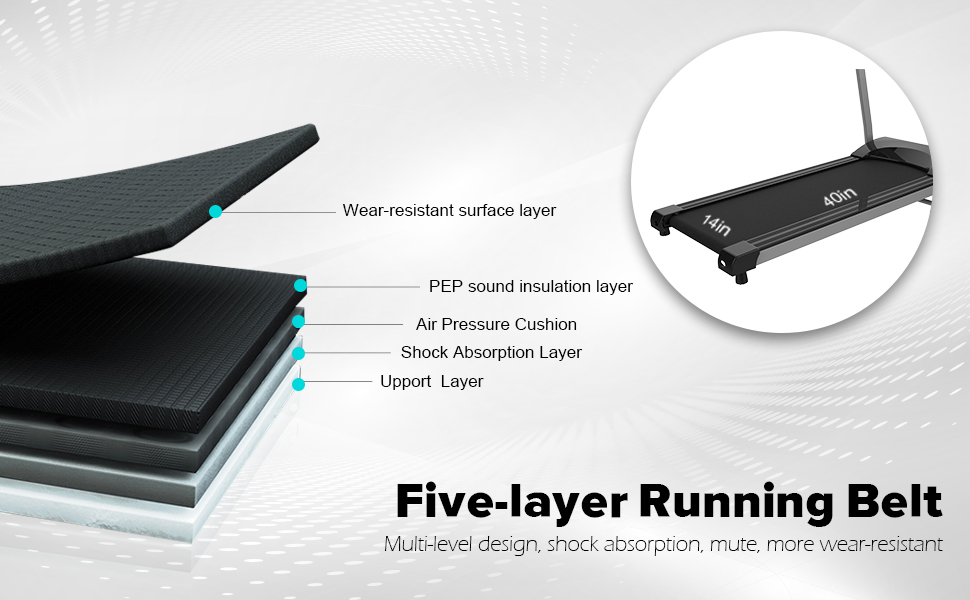 2.5HP Electric Folding Treadmill
