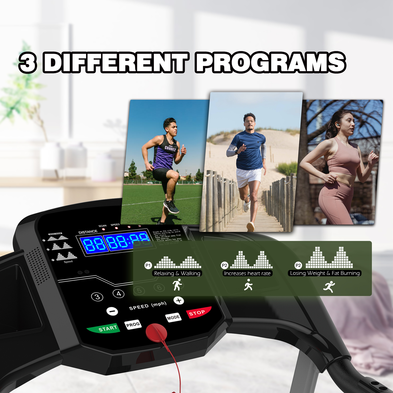 2.5HP Electric Folding Treadmill