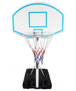 Height Adjustable Portable Poolside Basketball Hoop System