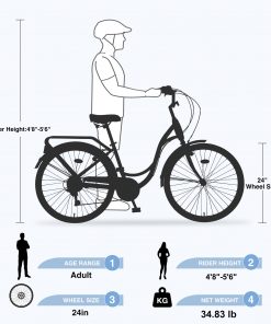 Zukka 24 Inch Ladies Bicycle