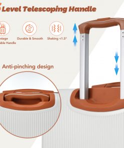 3 Piece Carry-on Suitcase With TSA Lock