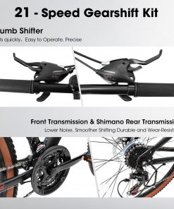 Ecarpat A27301 Mountain Bike 27.5 Inch Wheels