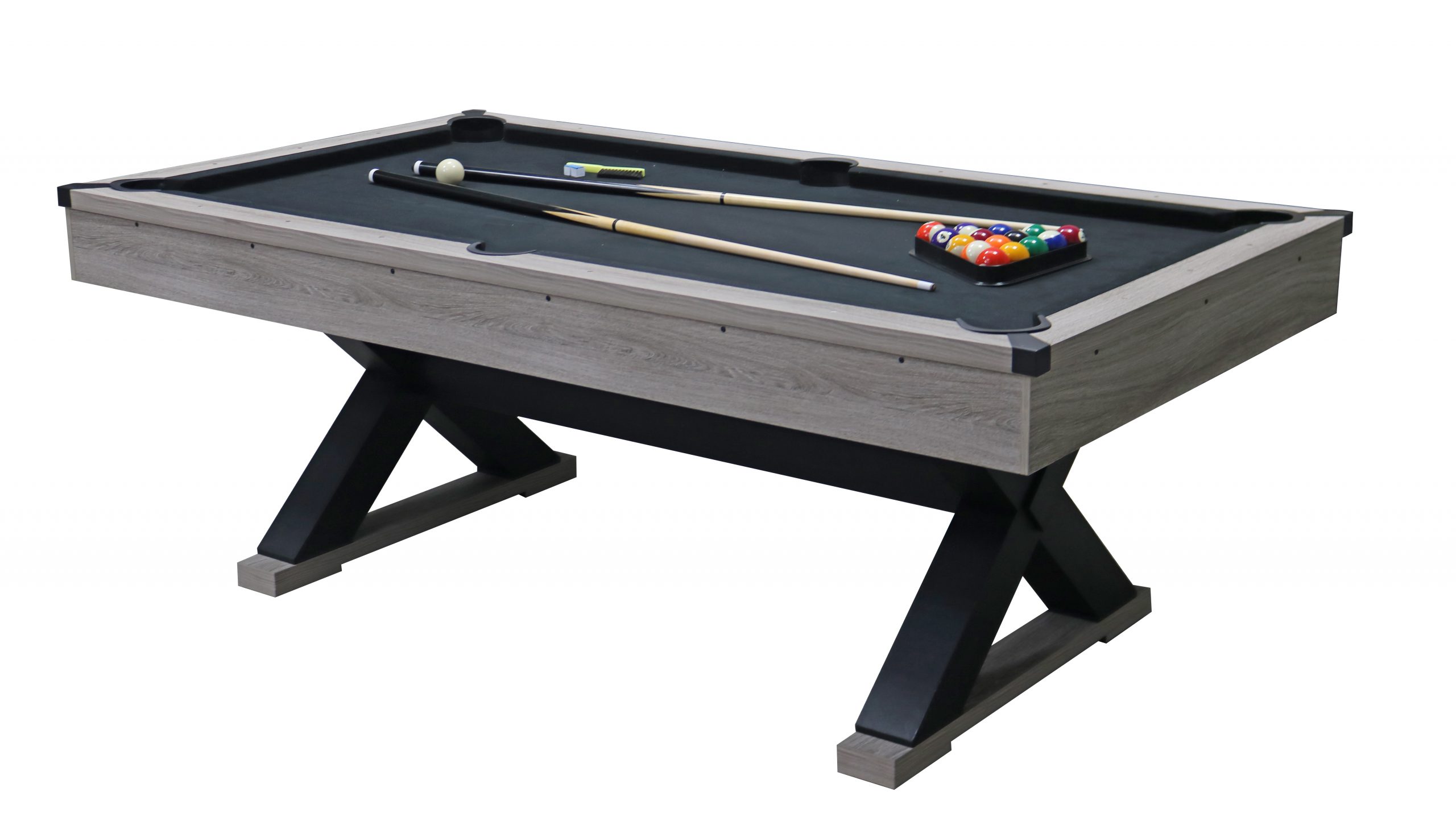 84" Pool Table with Billiard Balls