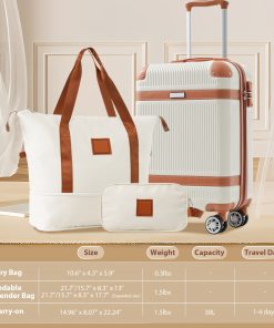 3 Piece Carry-on Suitcase With TSA Lock