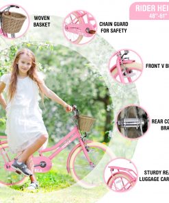 Zukka 20 inch Girls Bike With Basket