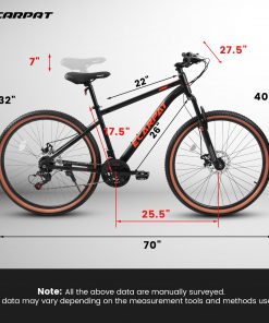 Ecarpat A27301 Mountain Bike 27.5 Inch Wheels