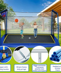 YC 8FT *12FT Rectangular Trampoline