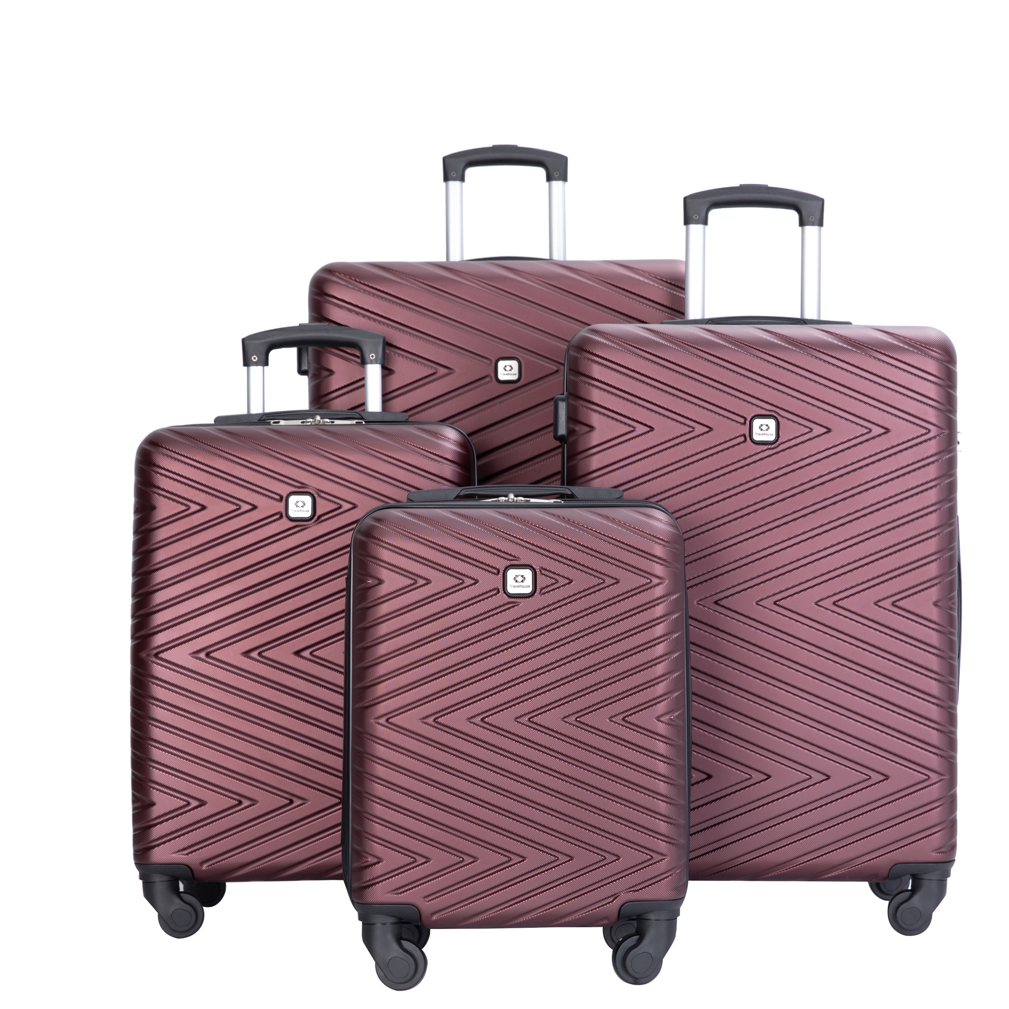 4-Piece ABS Lightweight Suitcase