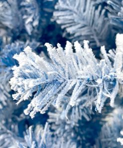 6FT Pre-lit Hinged Artificial Fir Christmas Tree