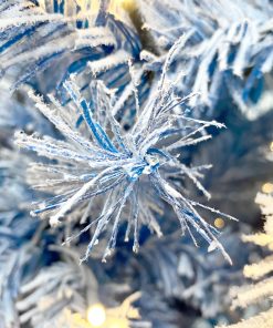 6FT Pre-lit Hinged Artificial Fir Christmas Tree