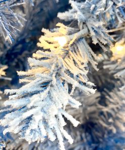 6FT Pre-lit Hinged Artificial Fir Christmas Tree