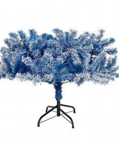 6FT Pre-lit Hinged Artificial Fir Christmas Tree