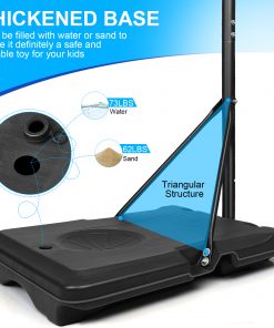 Indoor Outdoor Basketball Stand With Wheels