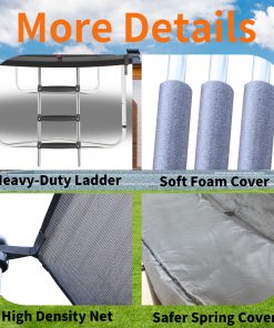 8FT Trampoline with Safety Enclosure Net