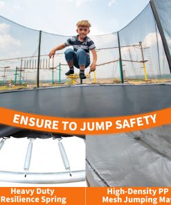 8FT Trampoline with Safety Enclosure Net