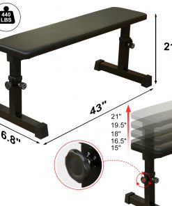 The Flat Weight Bench For Strength Training